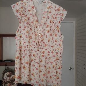 Floral Sleeveless Blouse